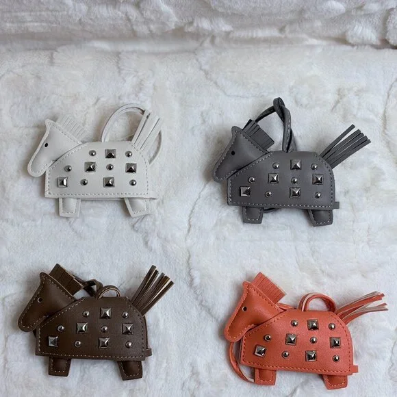 War Horses Bag Charm | Studded Horse Silhouette - Picture 4 of 9